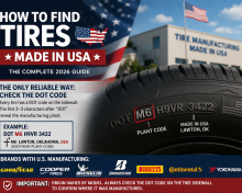 Tires Made in USA (2026 Guide) — How to Check DOT Codes + Best Brands