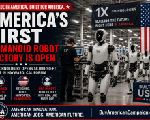 America’s First Humanoid Robot Factory Just Opened in California — And It’s Shipping 10,000 Robots This Year