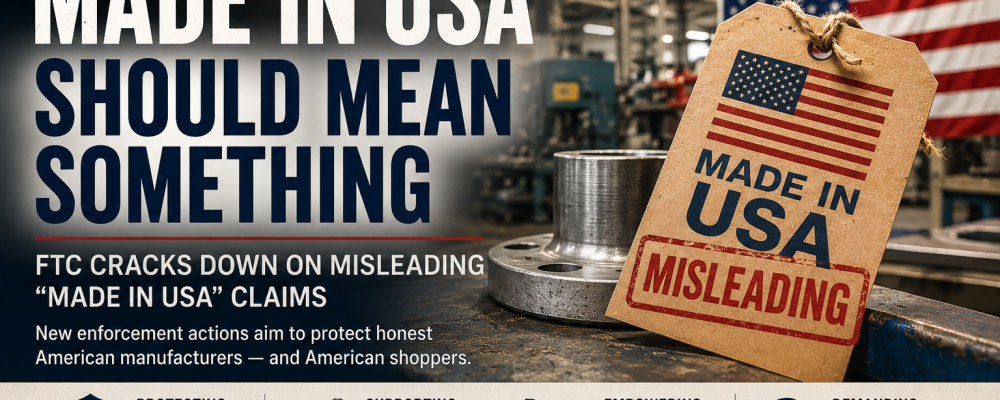 “Made in USA” Should Mean Something — and the FTC Just Reminded Everyone Why