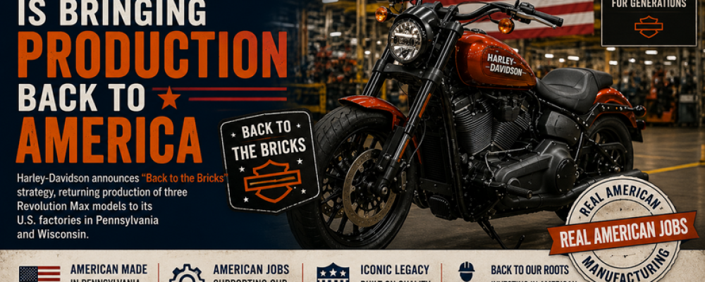 Harley-Davidson Is Bringing Production Back to America