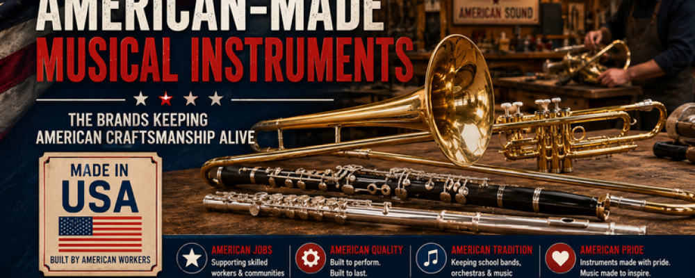 From Trombones to Flutes: The Surprising American Brands Still Making Musical Instruments at Home