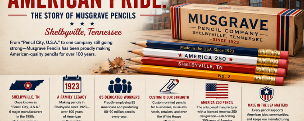 The Last Pencil Maker Standing: How Musgrave Keeps “Pencil City, USA” Alive