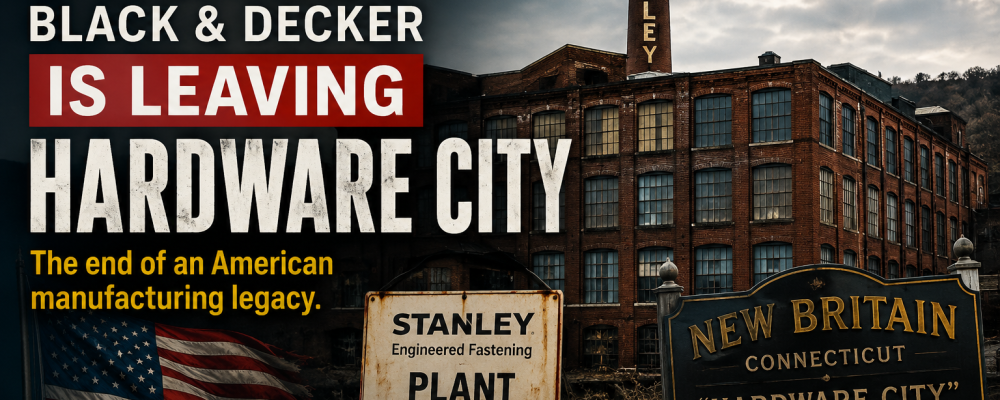 Stanley Black & Decker Is Leaving “Hardware City” — And Americans Should Be Asking Why